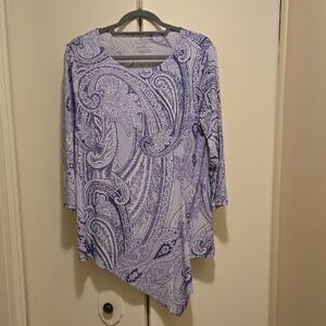 Chico's Purple Paisley Women's Blouse